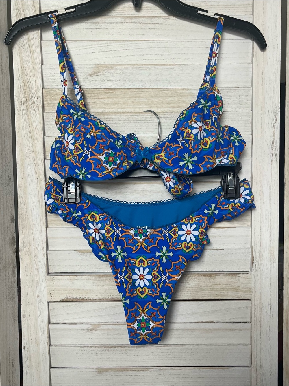 Blackbough Blue Murano Bikini Set Candice Top and Candice Bottoms